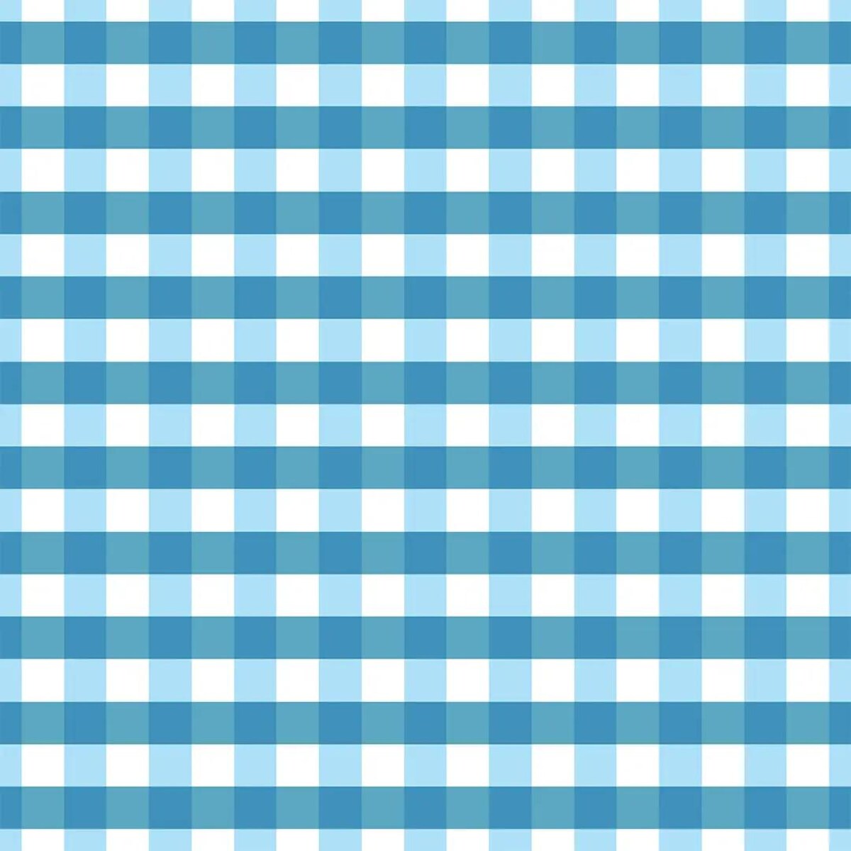 Poduszka świąteczna - błękitna kratka