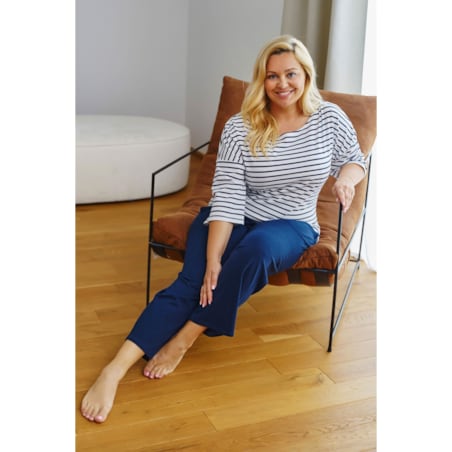 Piżama damska w paseczki