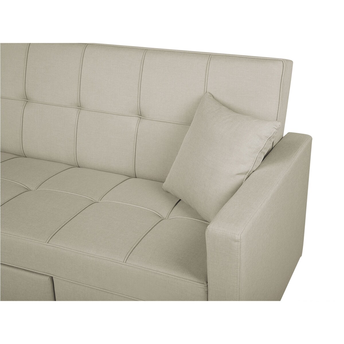Sofa rozkładana beżowa GLOMMA