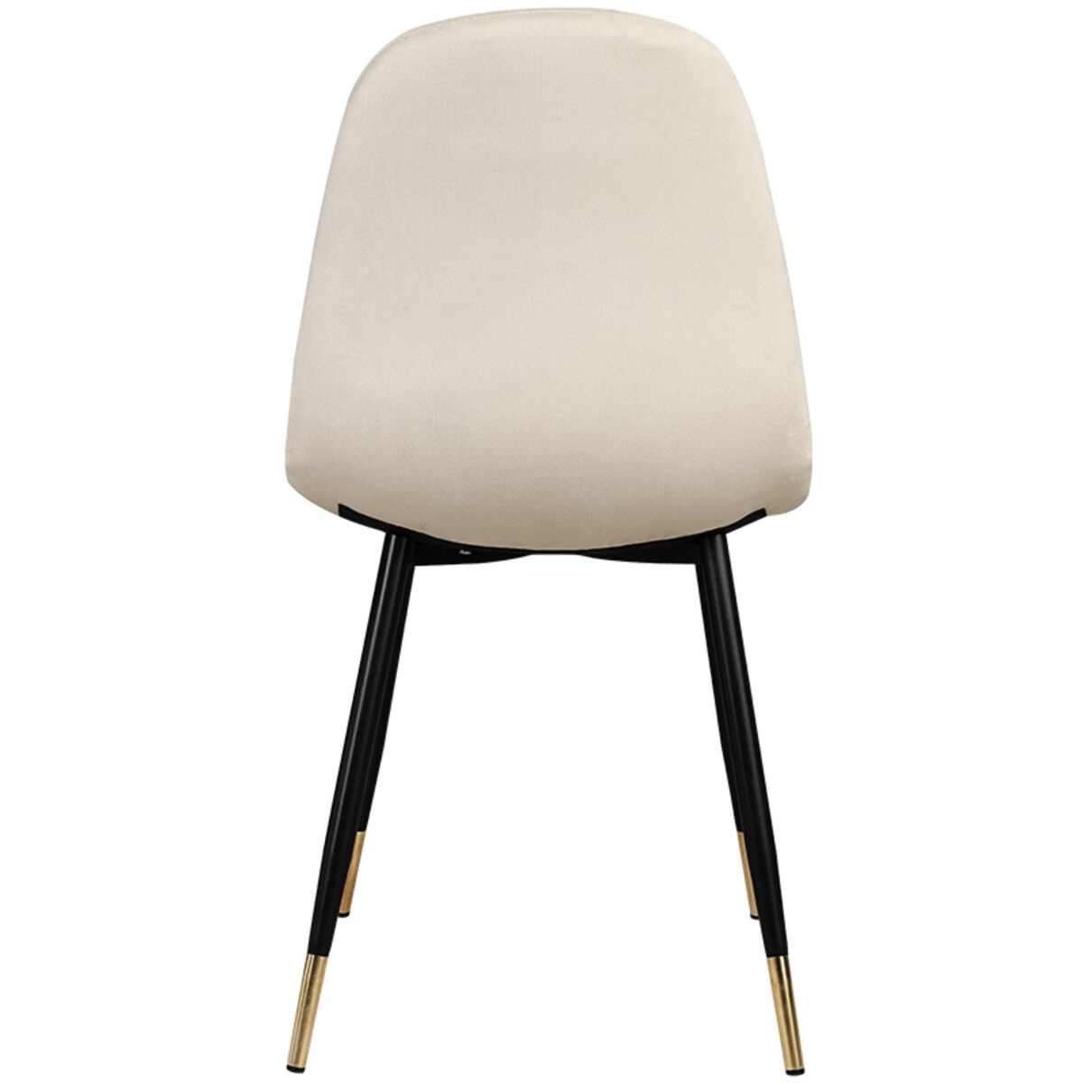 Krzesło tapicerowane welurowe pikowane beżowe złote nogi