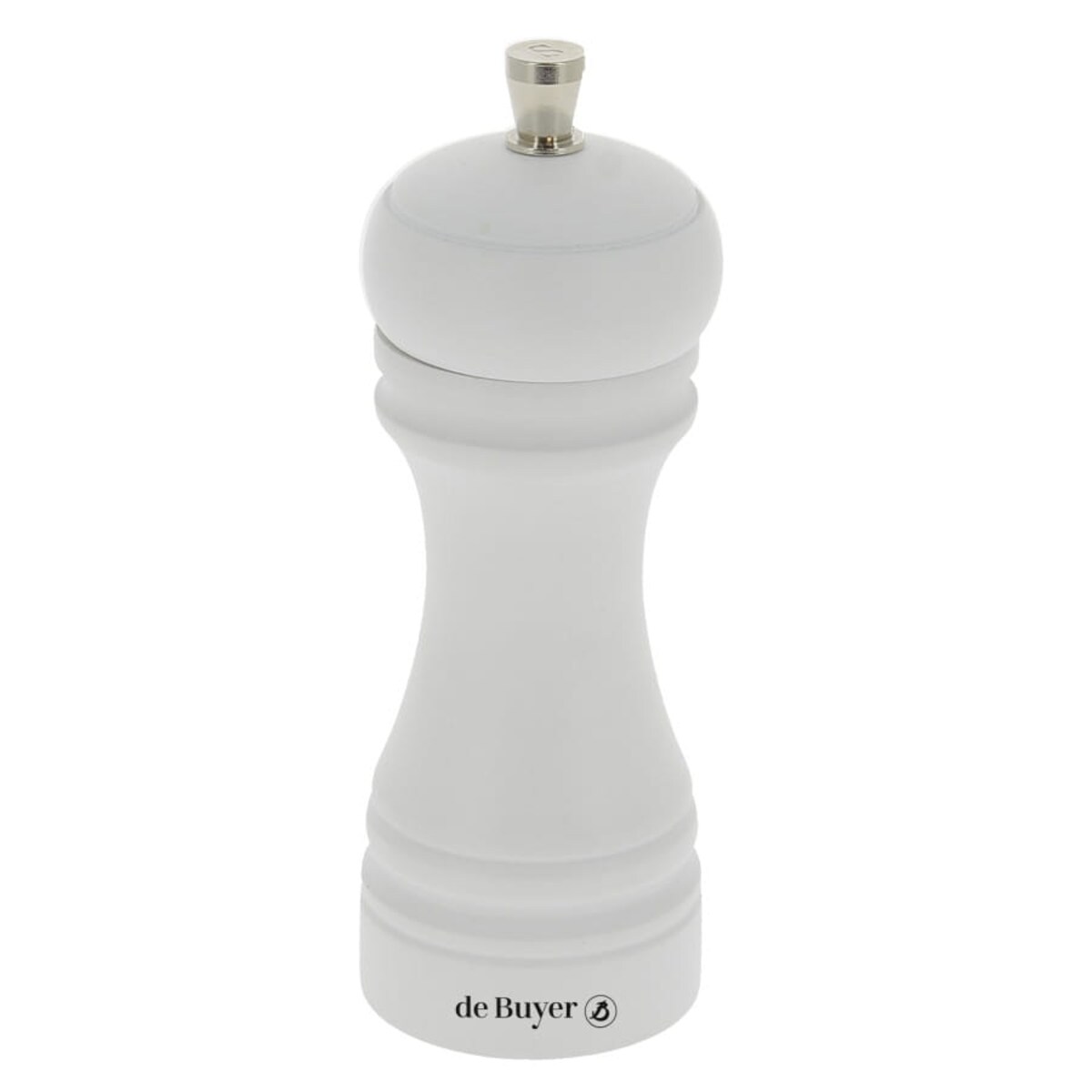 De Buyer JAVA Młynek do soli 14 cm biały matowy