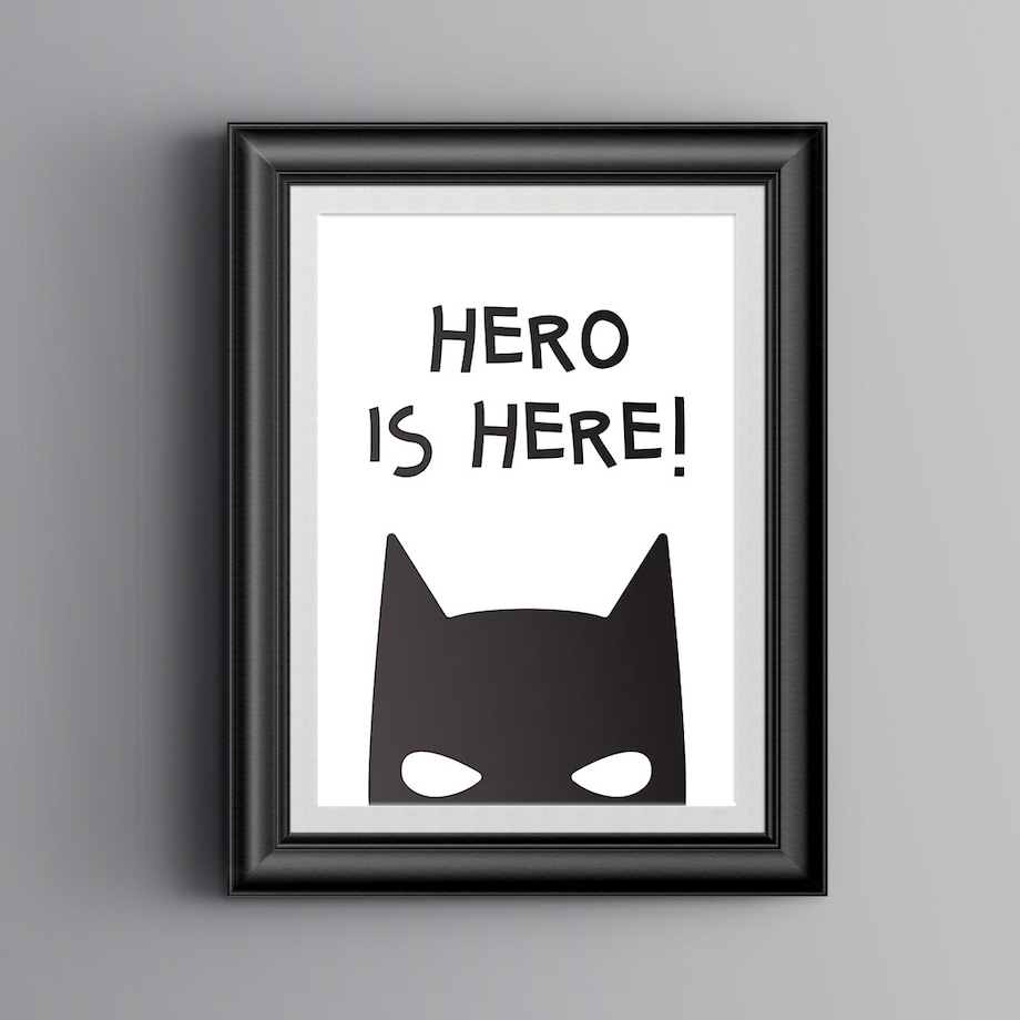 Plakat dla dzieci Hero 20x30