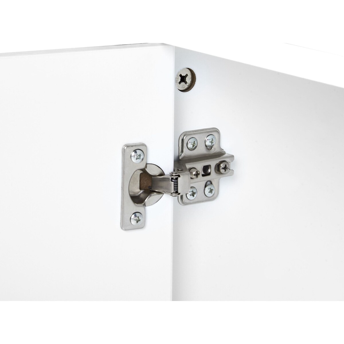 Szafka łazienkowa jasne drewno z białym NUBES