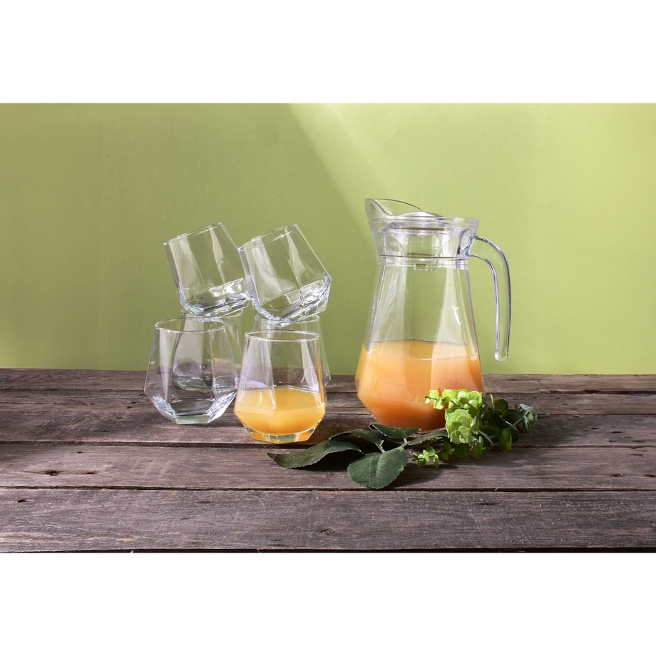 ADEL Komplet dzbanek i 6 szklanek1,4L 6x330ml