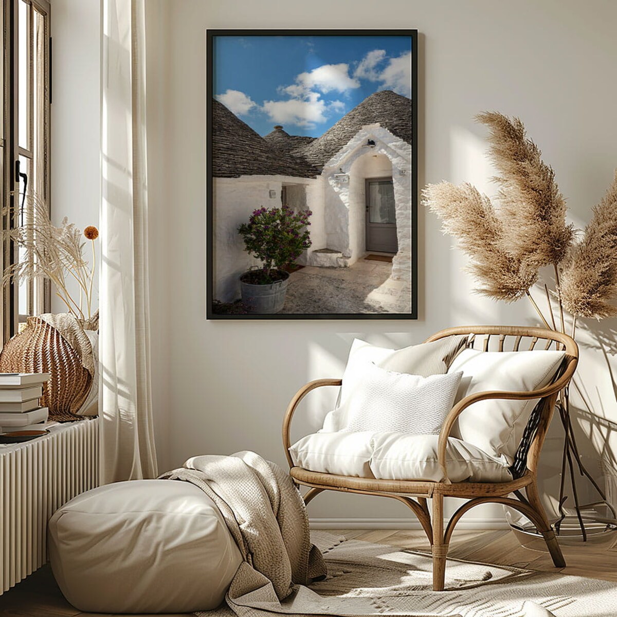 plakat trulli alberobello apulia włochy 70x100
