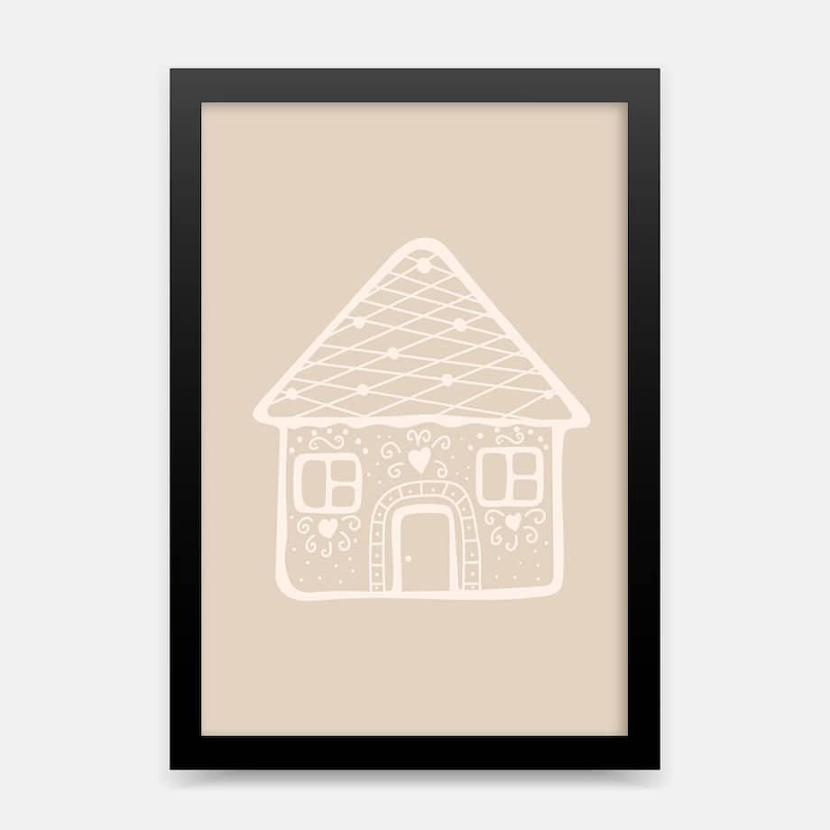 Plakat dla dzieci Domek 20x30