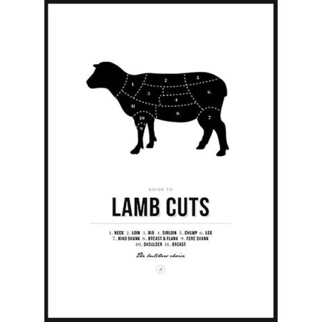 Poster Story, Plakat, Obraz - Lamb Cuts, wymiary 70 x 100 cm