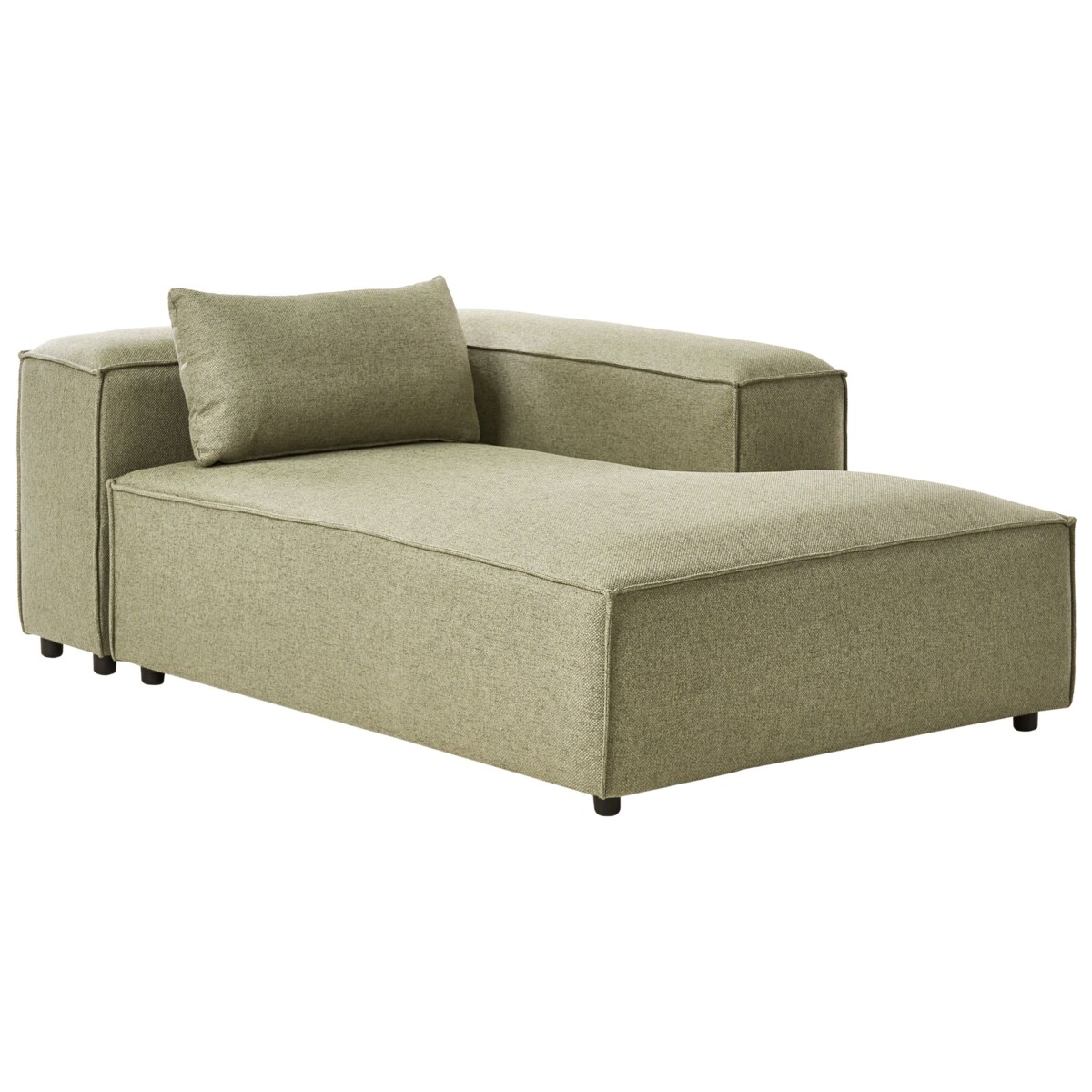 Szezlong lewostronny BRANDE Jasnozielony