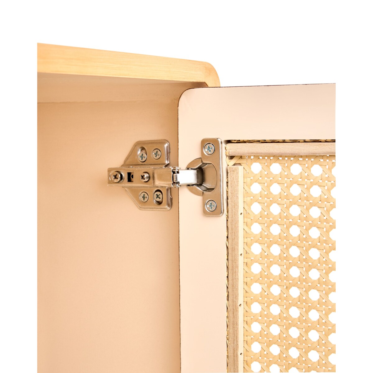 Szafka nocna LEFROY Drewno Jasnobrązowy