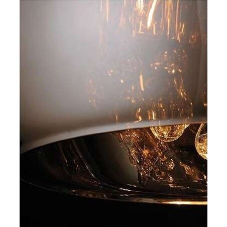 Dekoracyjna LAMPA podłogowa CRYSTAL F0076-04A-F4FZ Zumaline szklana OPRAWA stojąca kryształki sople łezki chrom
