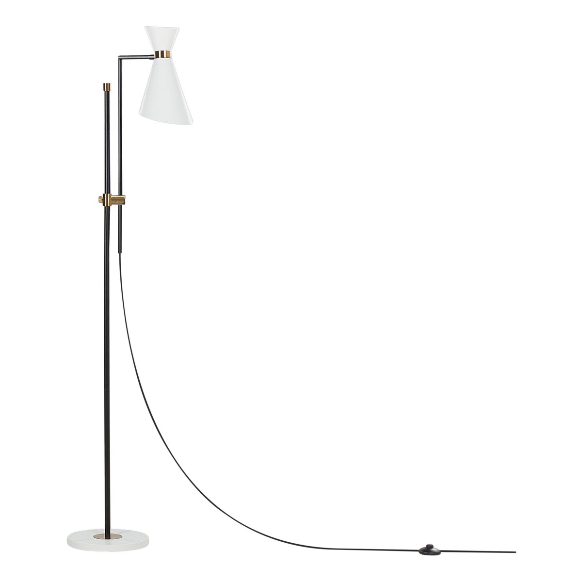 Lampa podłogowa MELAWI Metal Biały