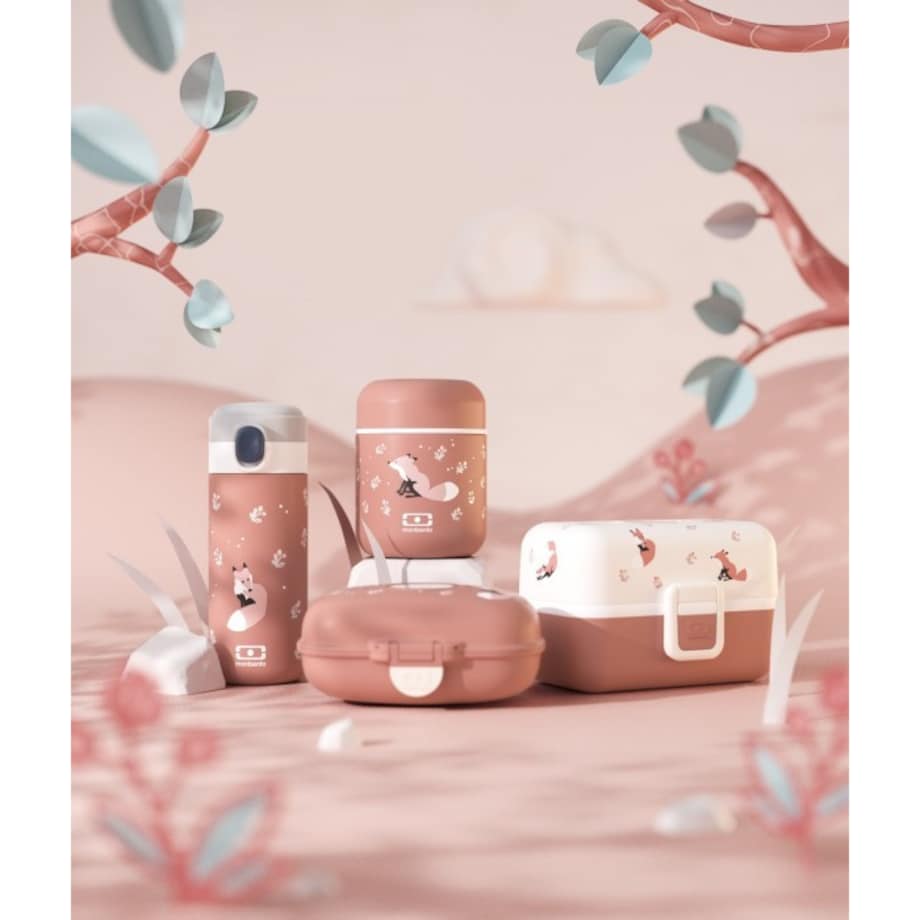 Lunchbox dziecięcy Fox Gram, 14.8 x 7 x 11.4 cm, Monbento