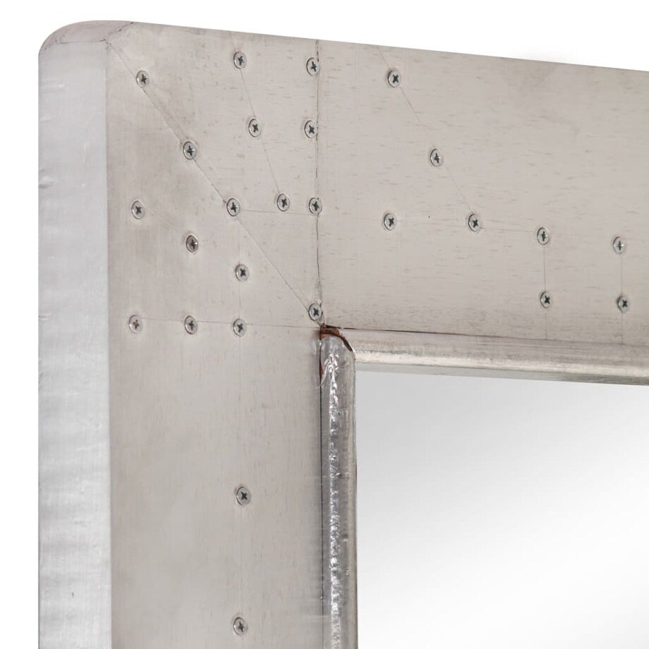 vidaXL Lustro ścienne w stylu Aviator, 110x50 cm, metalowe