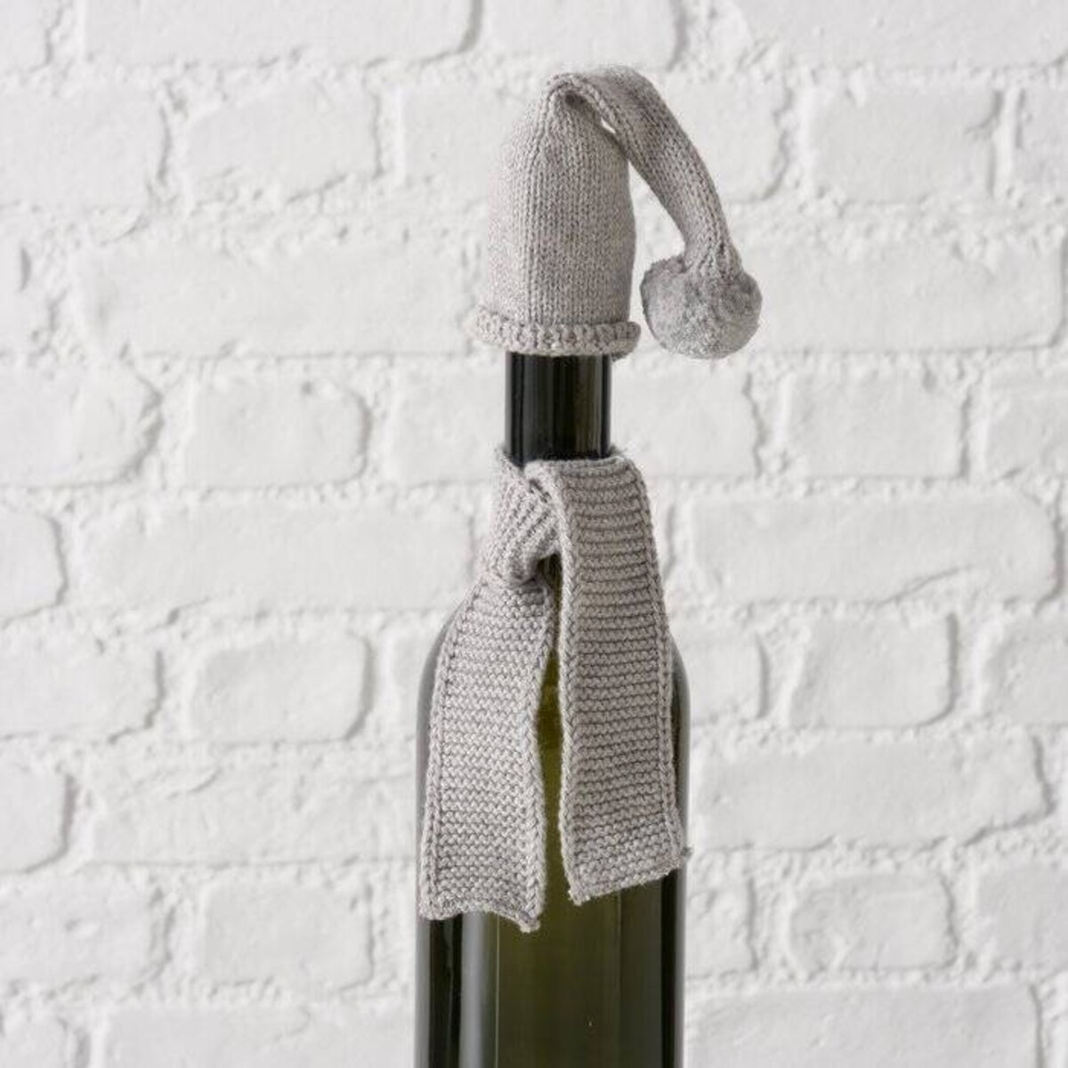 Zimowa ozdoba na butelkę wina LUTIN