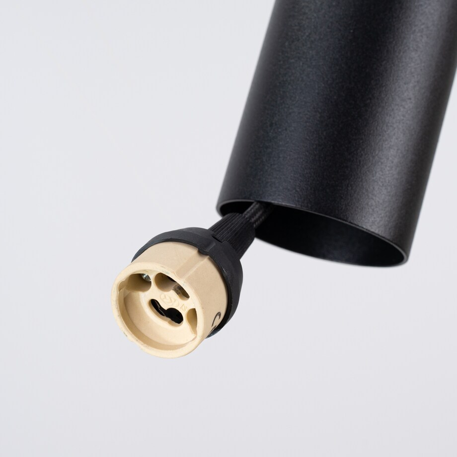 Lampa wisząca PELTA 1 czarna/żółta