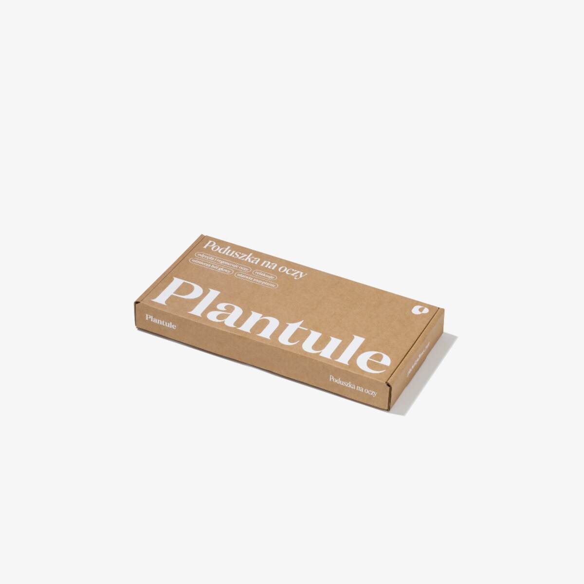 Poduszka na oczy siemię lniane (szara)