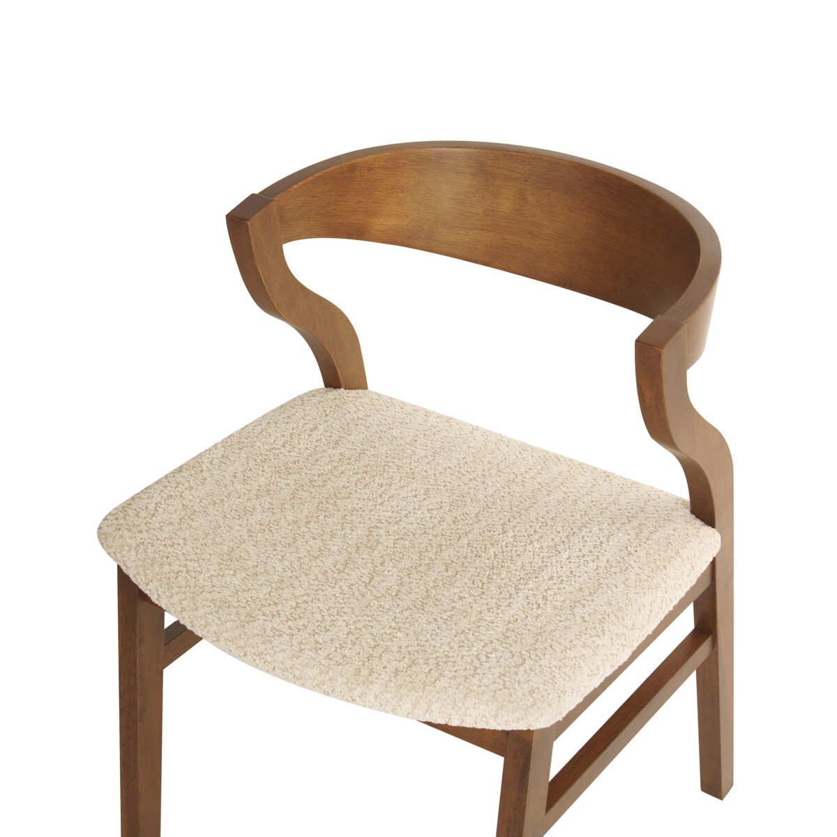 Krzesło do jadalni Zestaw 2 Jasnobeżowy MAROA