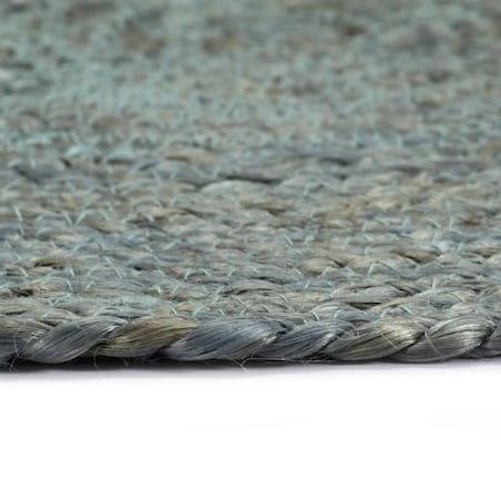 vidaXL Maty na stół, 4 szt., gładkie, oliwkowe, 38 cm, okrągłe, juta