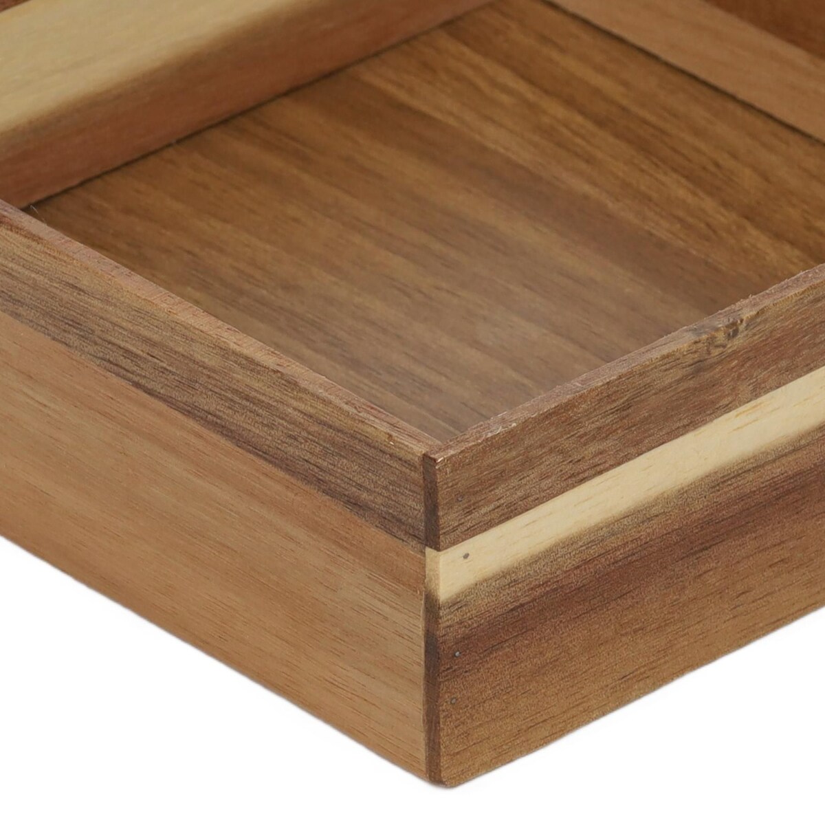 Drewniany organizer na biurko HEDO do szuflady, 15 x 15 x 5 cm