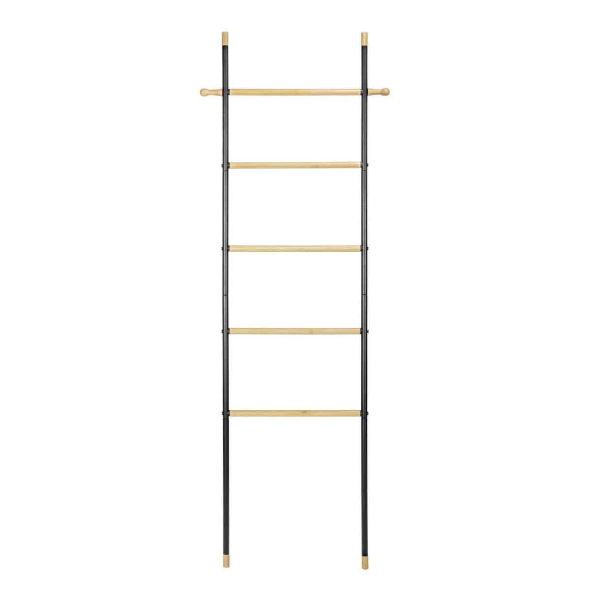 Wieszak na ręczniki, drabina z bambusowymi szczeblami, Loft, WENKO