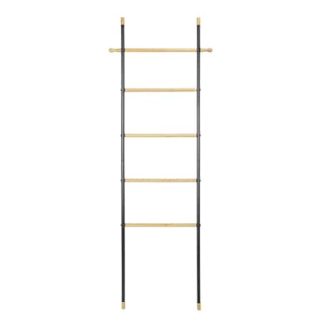 Wieszak na ręczniki, drabina z bambusowymi szczeblami, Loft, WENKO