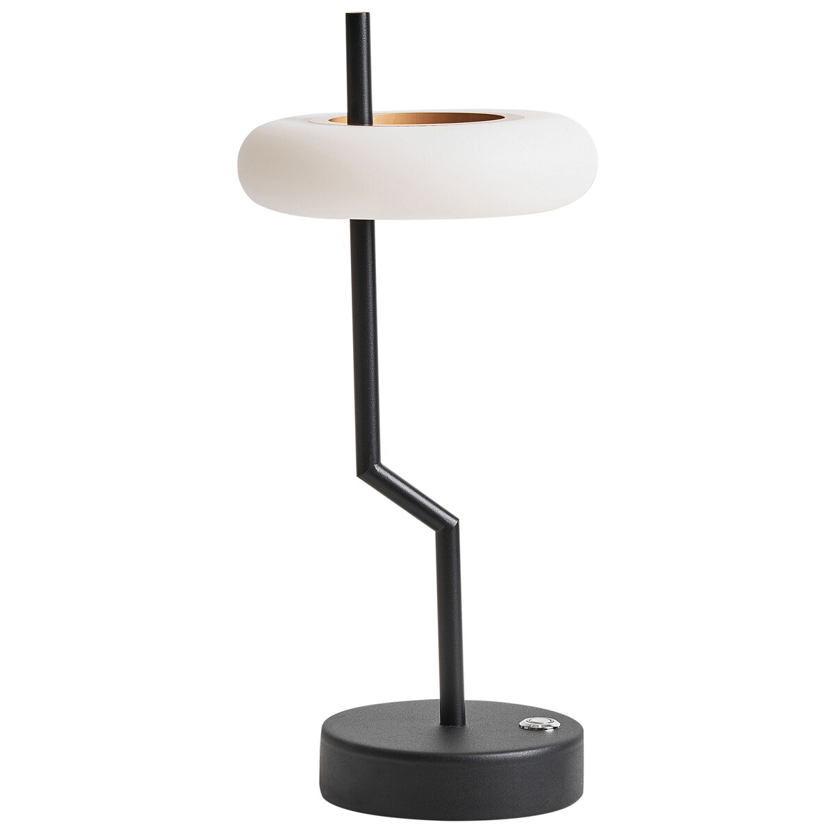 Bezprzewodowa lampa stołowa LED ALVIELA Ze ściemniaczem Metal Czarny