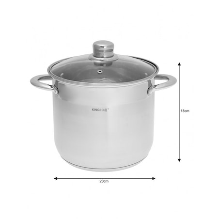 Kinghoff garnki 6 ele 7l/ 5l/ 4l KH4309