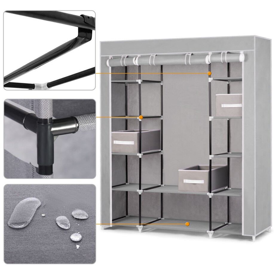 Szafa tekstylna garderoba materiałowa Massido 680011