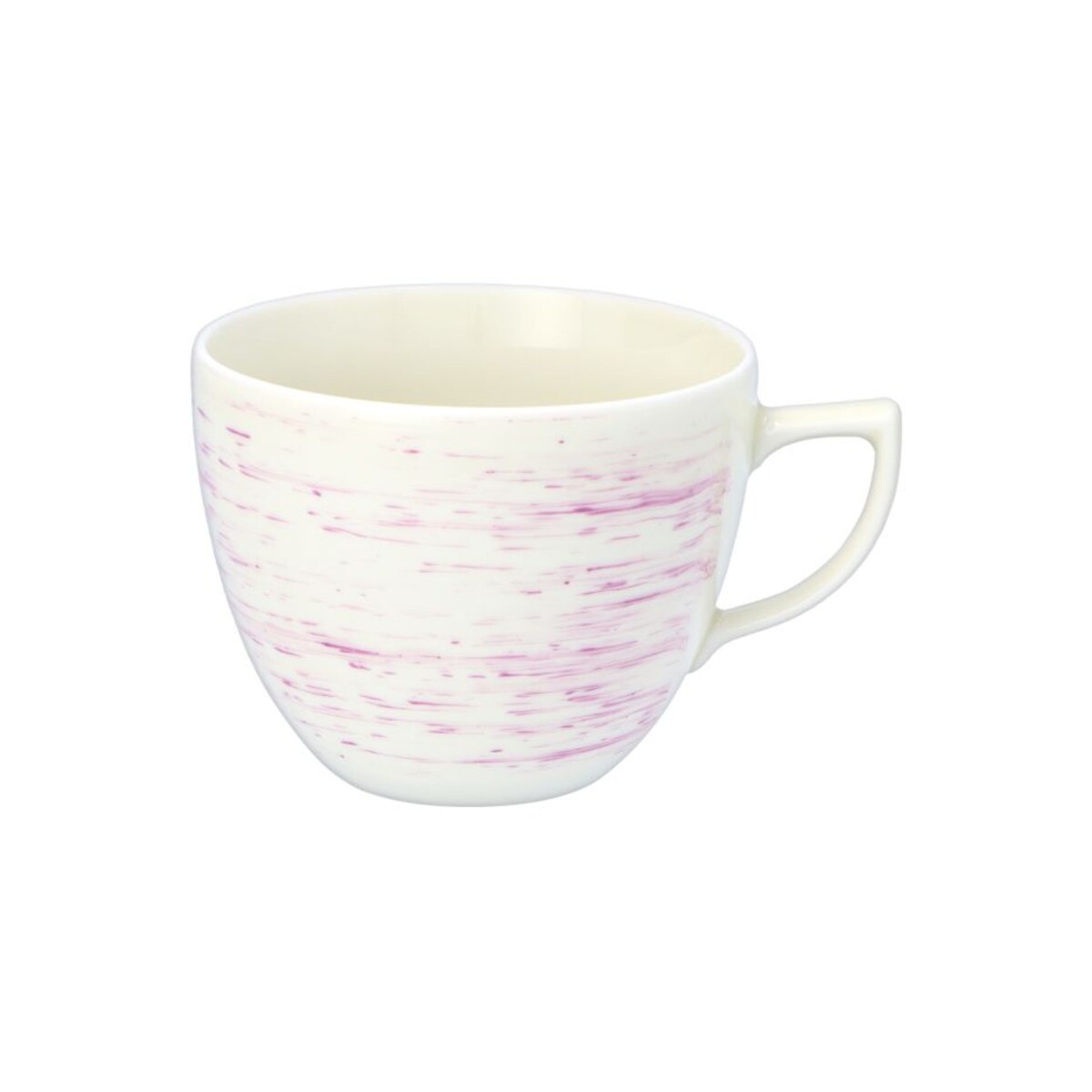 Zestaw filiżanek ze spodkami dla 6 osób 12 el. City Wiśniowy Mus CT21