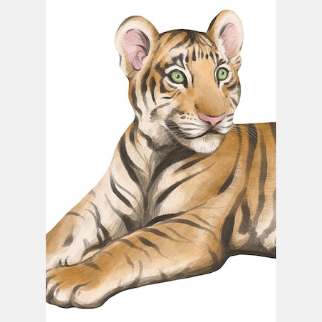 Plakat dla dzieci Tygrys 30x40