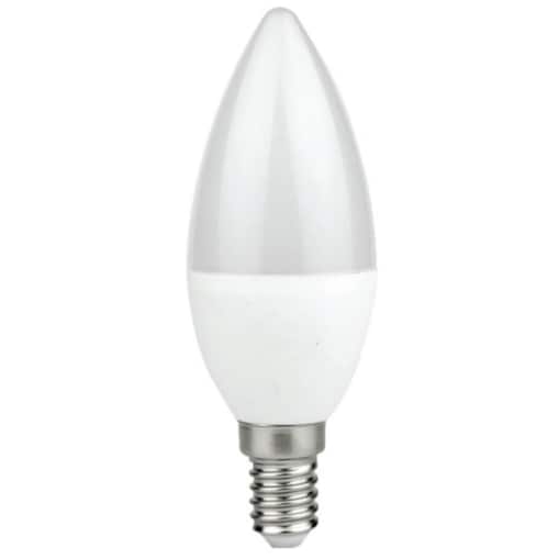 Świecznikowa żarówka EKZA8006 LED 7W E14 C37 biała zimna