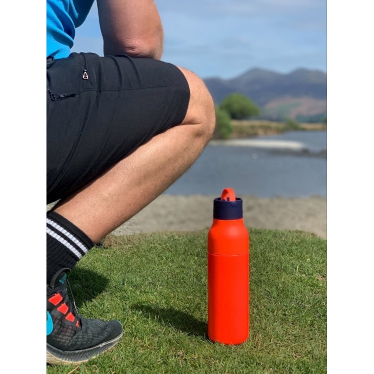 Butelka na wodę czerwona Skittle Active, 500 ml, Lund London