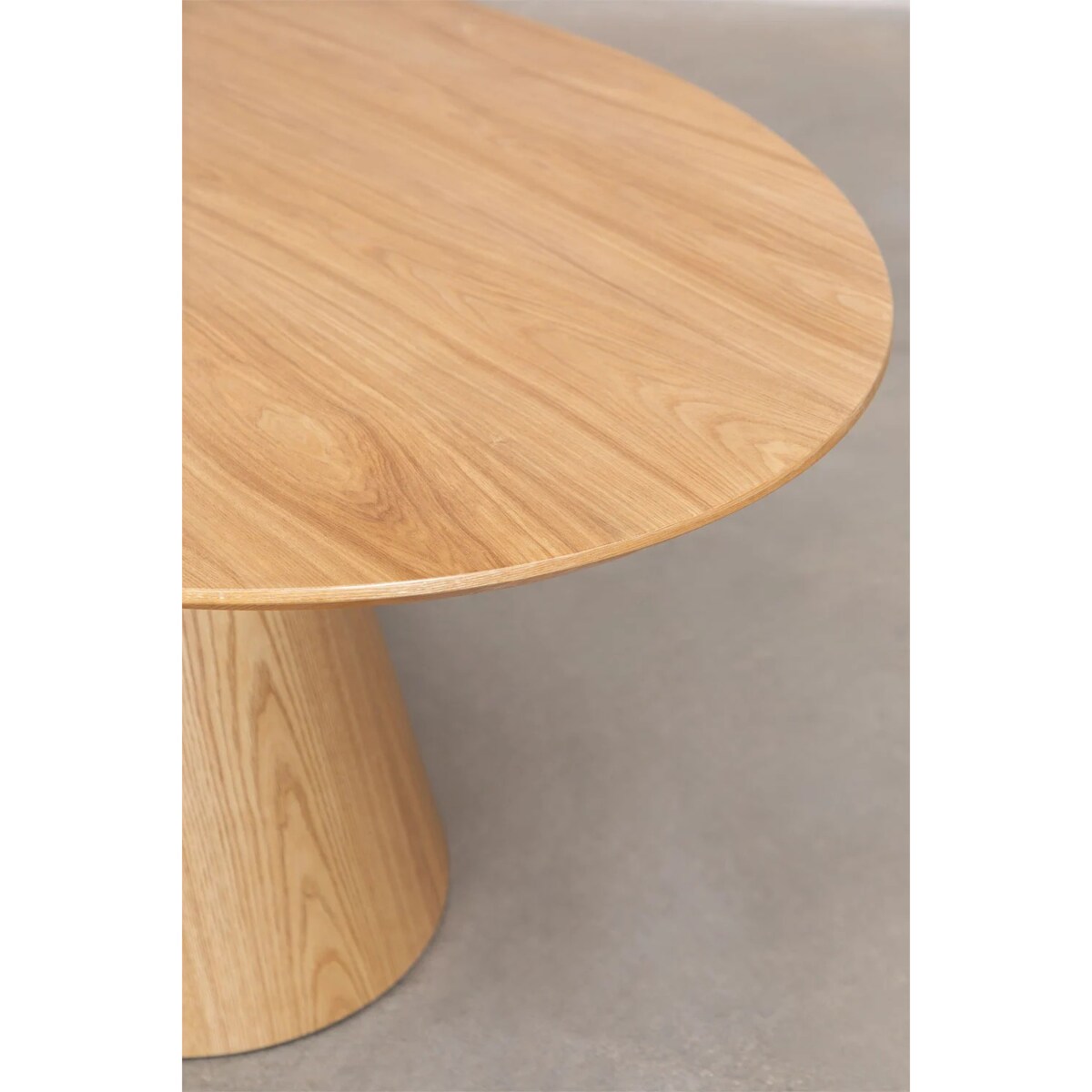 Owalny stół do jadalni jesionowy Aura 120x220 cm