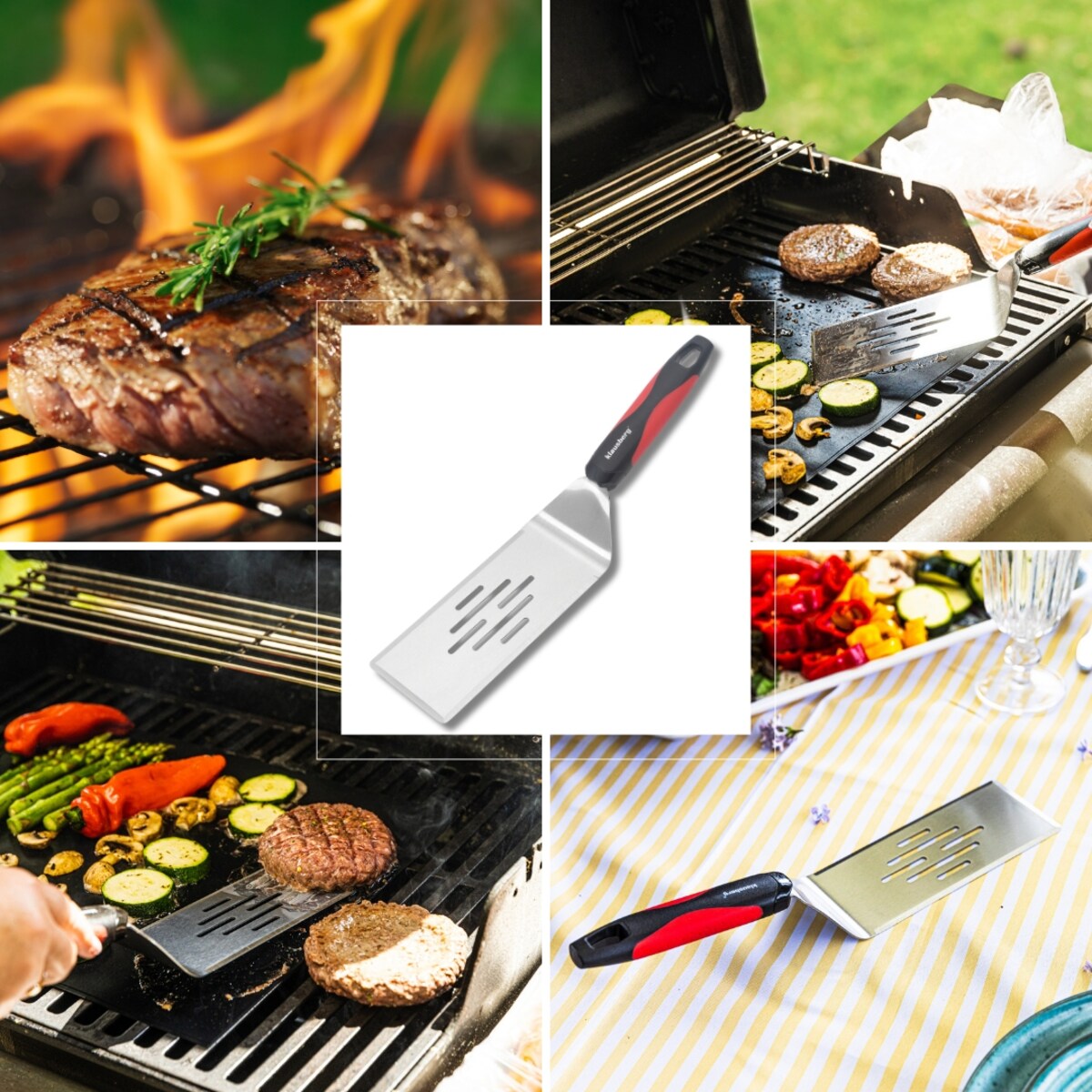 Łopatka grillowa 36 cm ze stali nierdzewnej KLAUSBERG