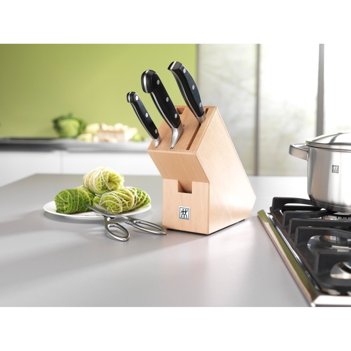 Zestaw 4 noży w drewnianym bloku Zwilling Professional S