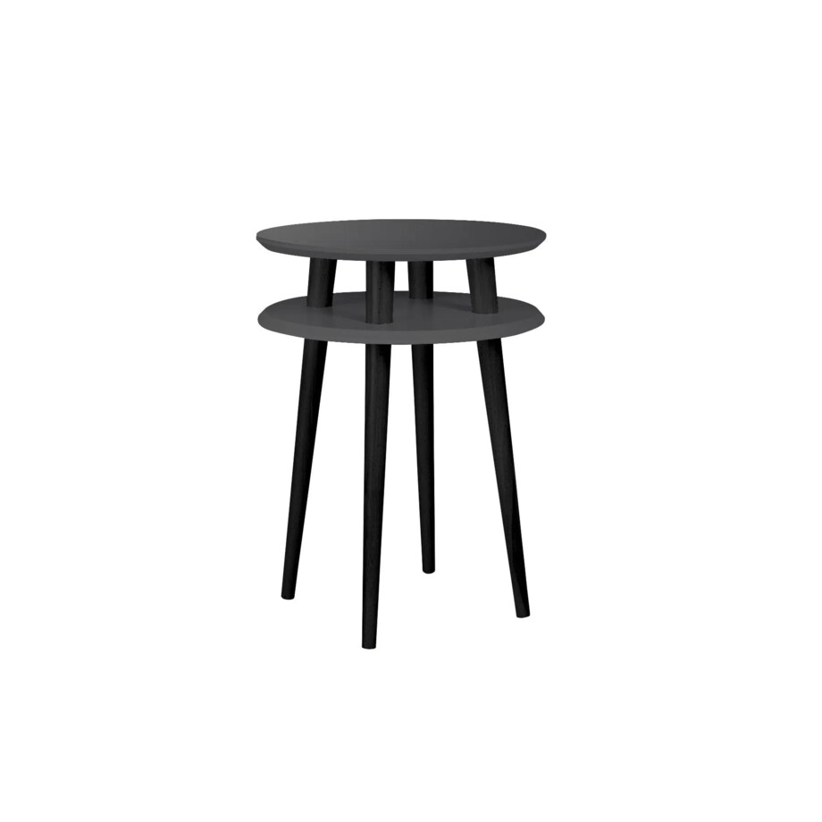 Stolik kawowy UFO HIGH 45x45 grafitowy/czarny