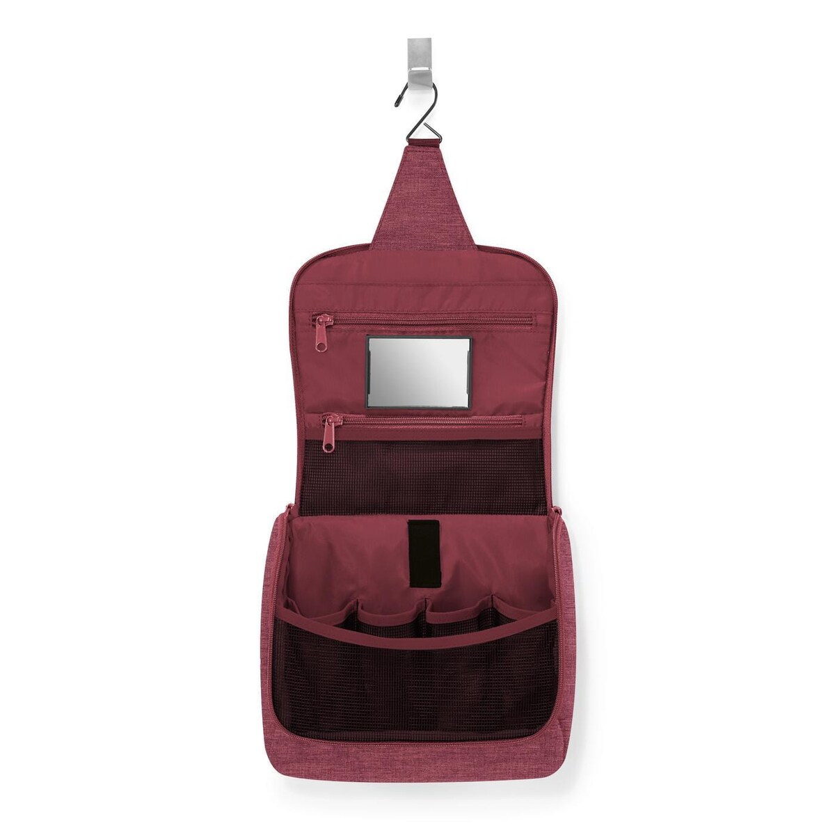 Kosmetyczka TOILETBAG, twist maroon