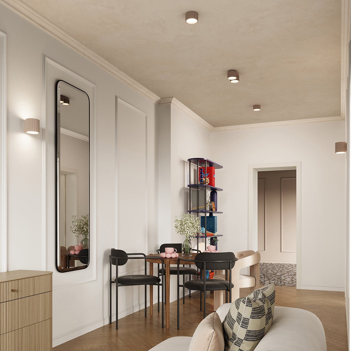 Plafon AURA 2 taupe Gx53