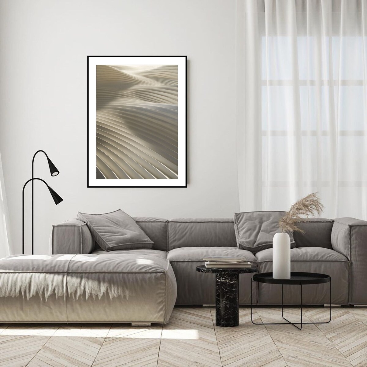 Poster Story, Plakat, Obraz - Kremowe Wydmy, wymiary 50 x 70 cm