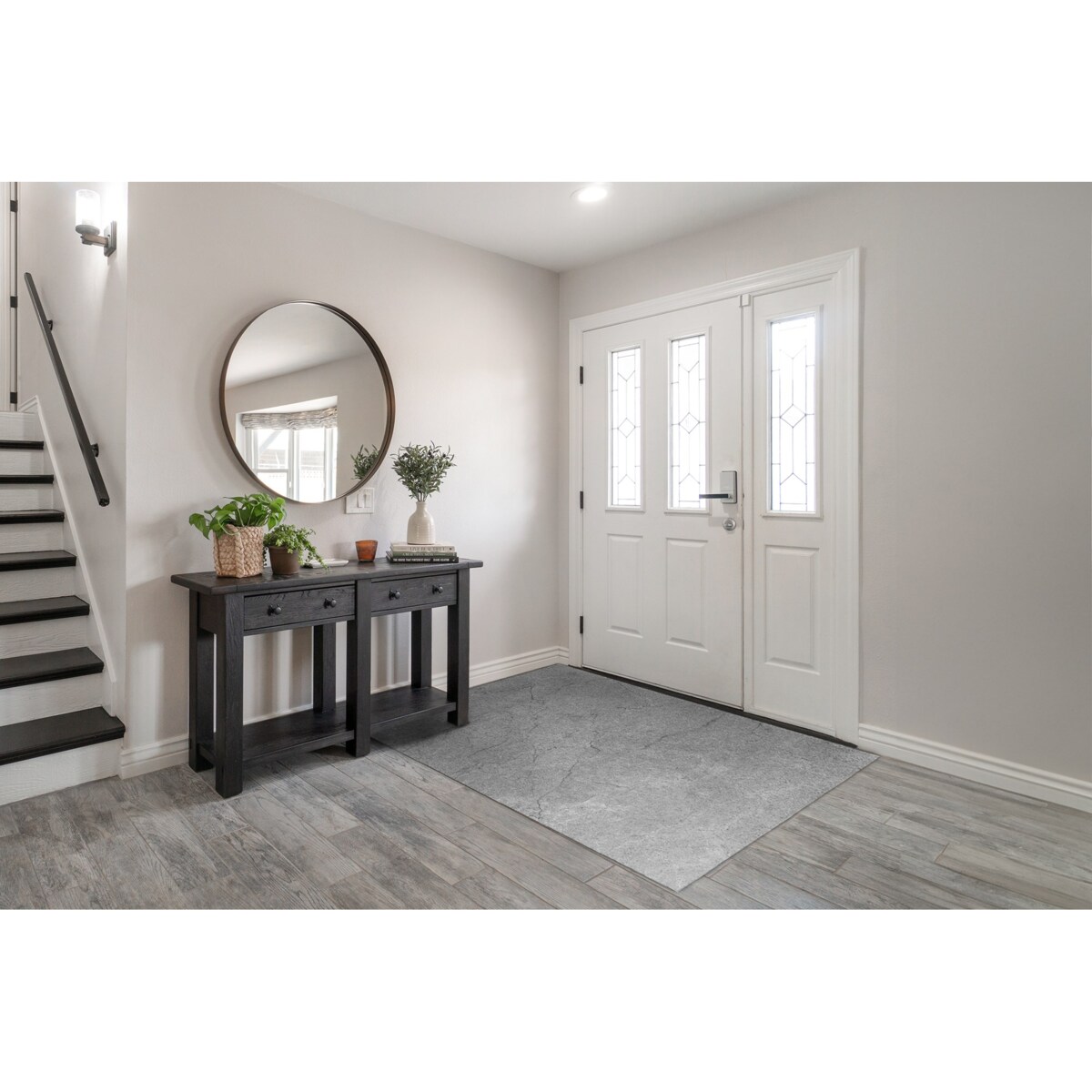 Wycieraczka XXL do wnętrz Szary beton 150x100 cm