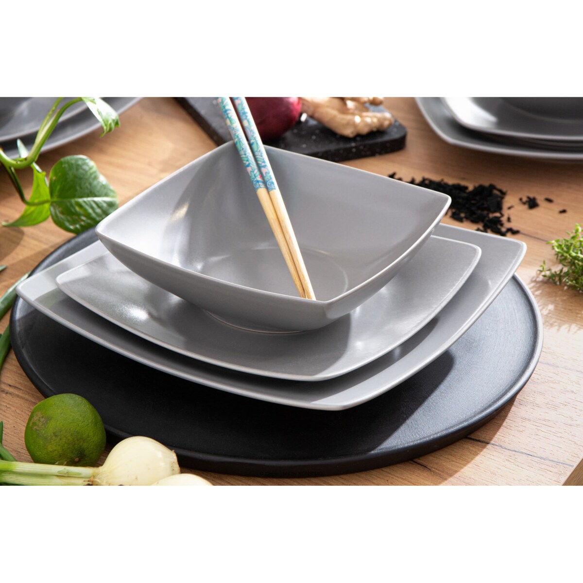 Konsimo EPIRI Talerz deserowy 6szt.