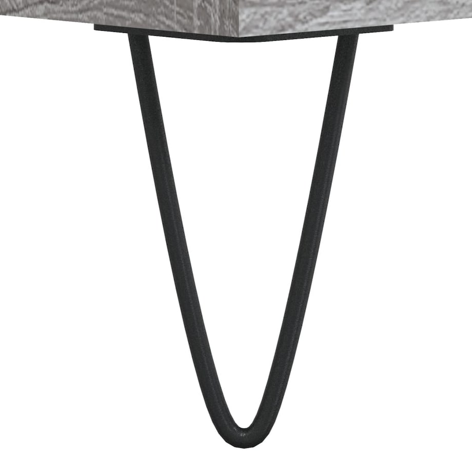 vidaXL Szafka na płyty, szary dąb sonoma, 100x38x48 cm