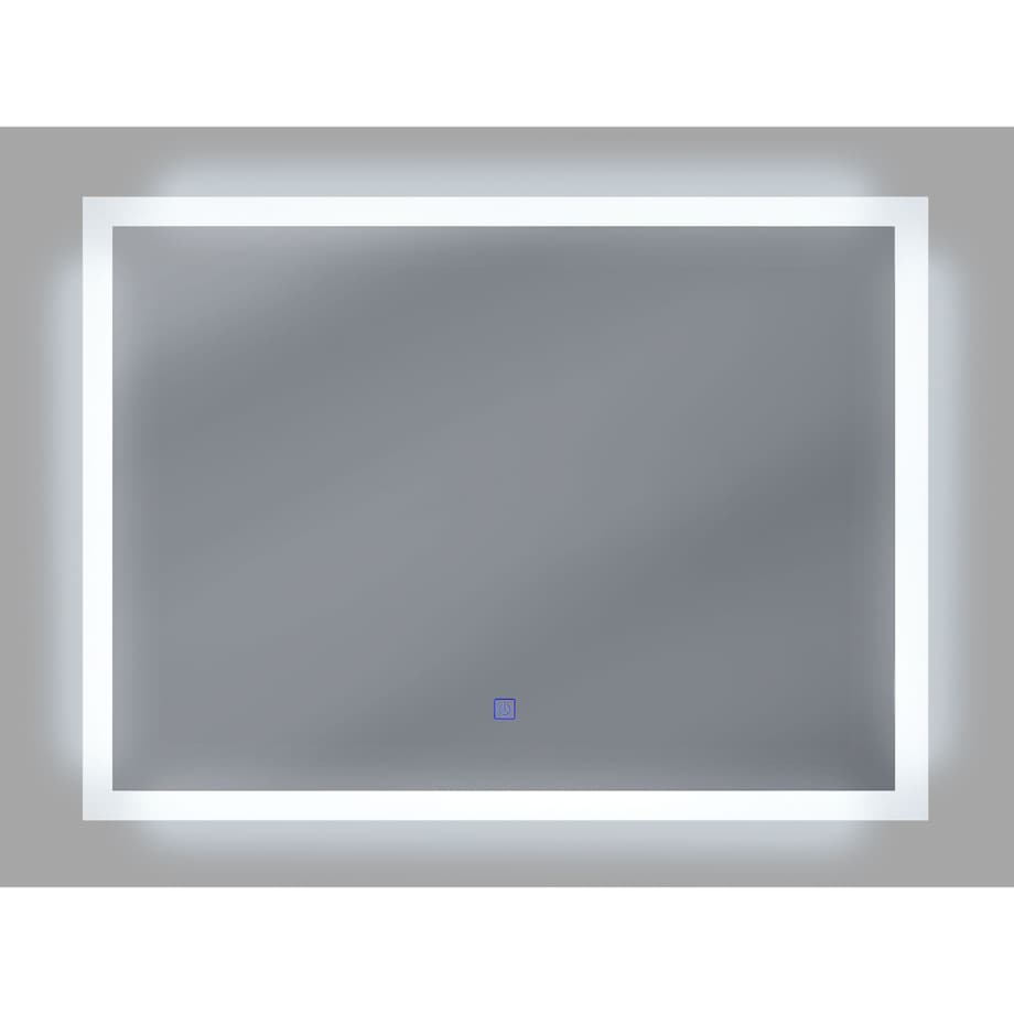 Lustro ścienne LED 60 x 80 cm srebrne ADOUR