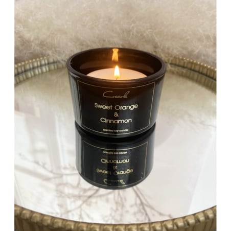 Sweet Orange & Cinnamon- ekologiczna naturalna świeca sojowa t-ligth - 3 sztuki tlight duże