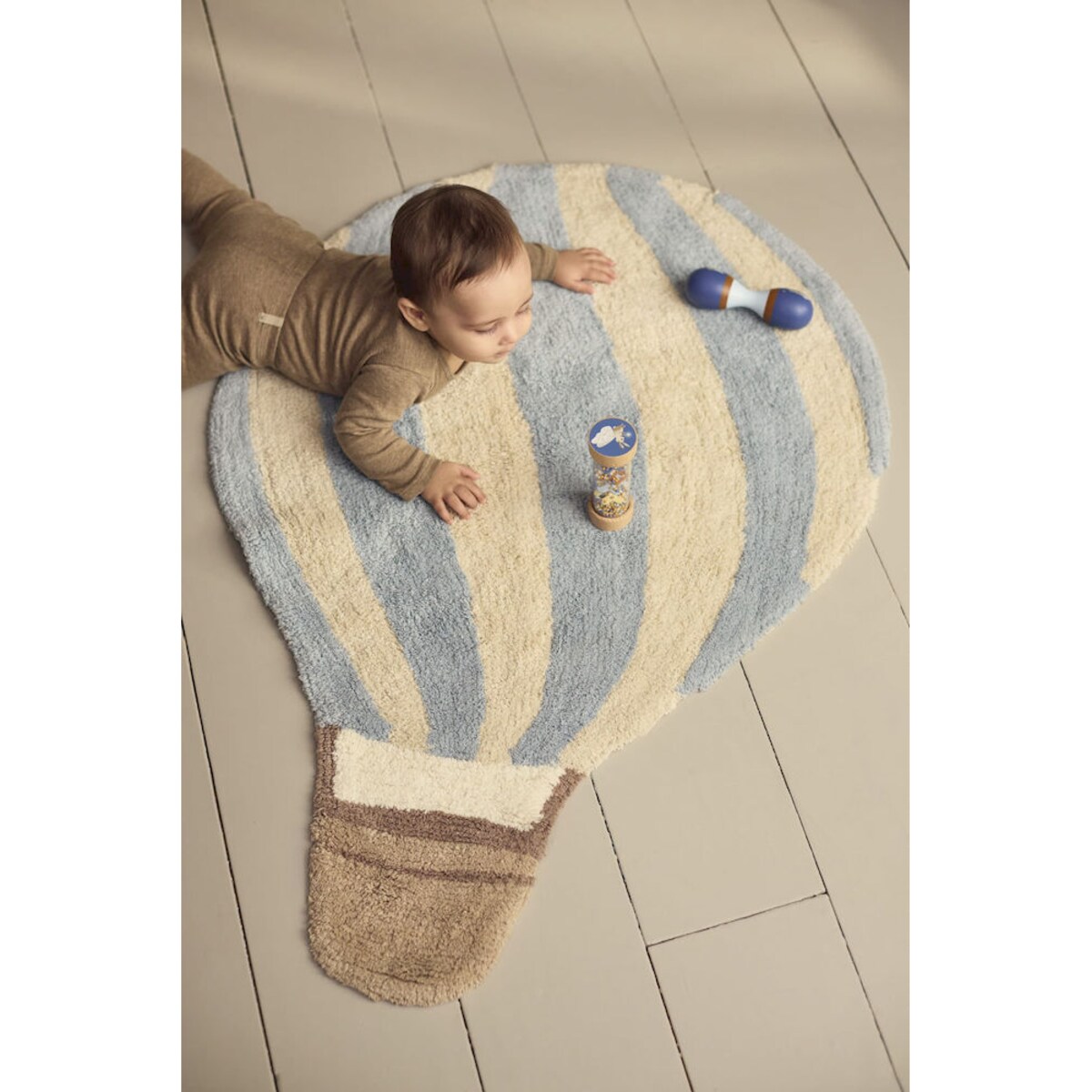 Filibabba Dywan dla dzieci Air balloon Pearl Blue