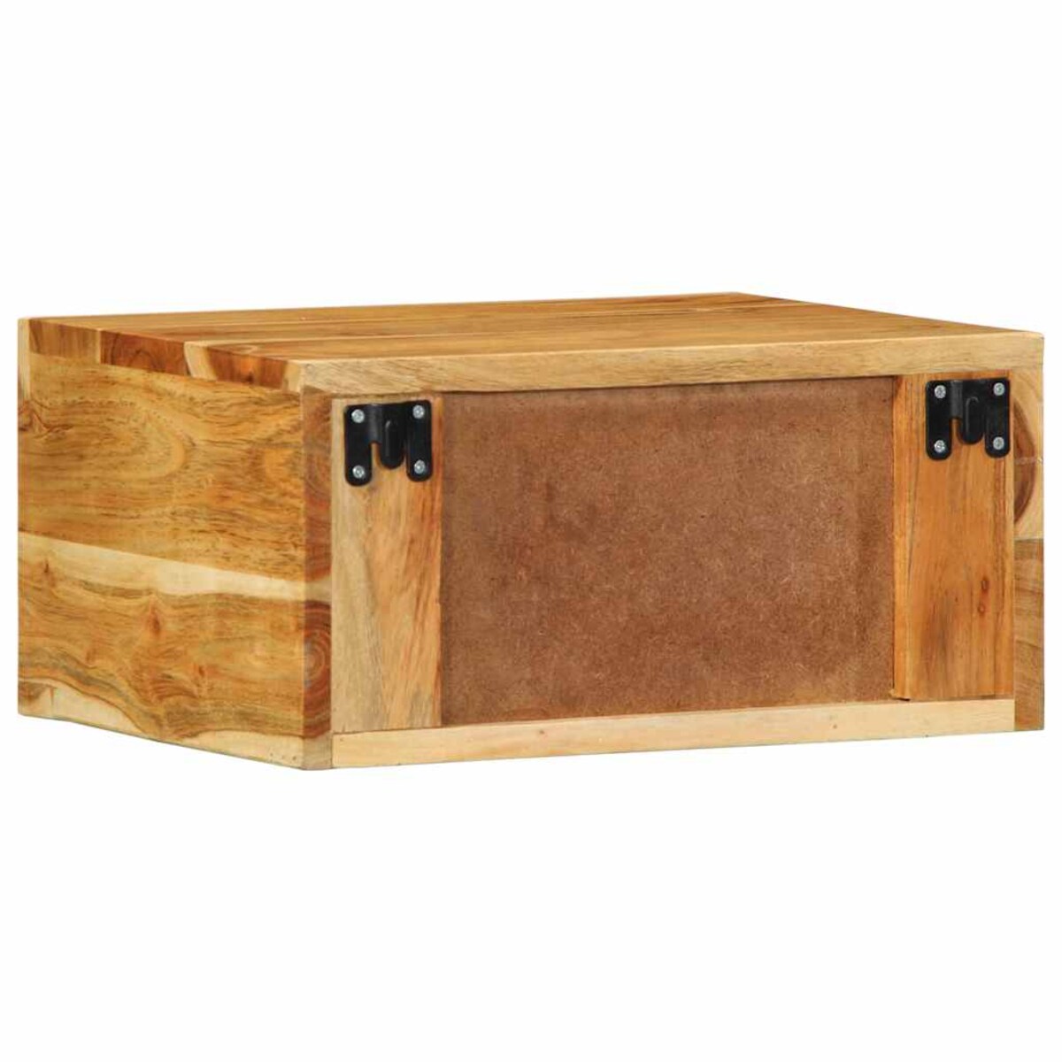 vidaXL Ścienne szafki nocne, 2 szt., lite drewno akacjowe