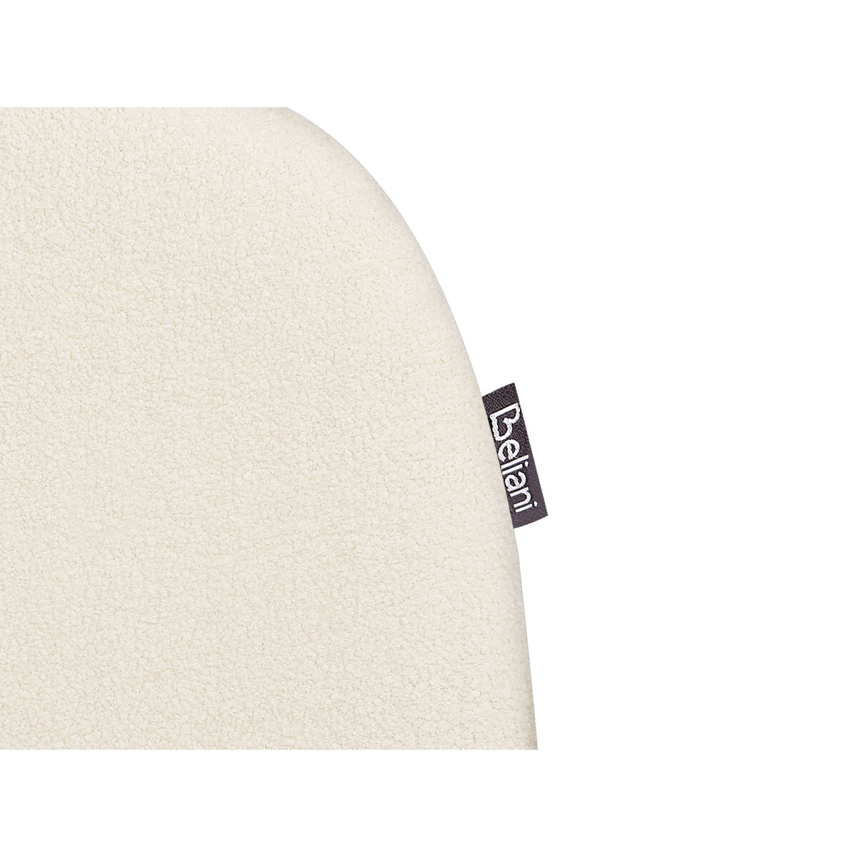 Łóżko boucle 160 x 200 cm beżowe ROISEL