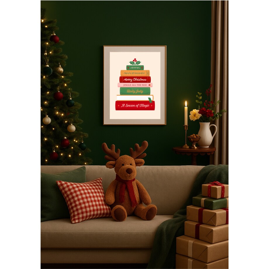 Poster Story, Plakat, Obraz - Świąteczna Ilustracja, wymiary 50 x 70 cm