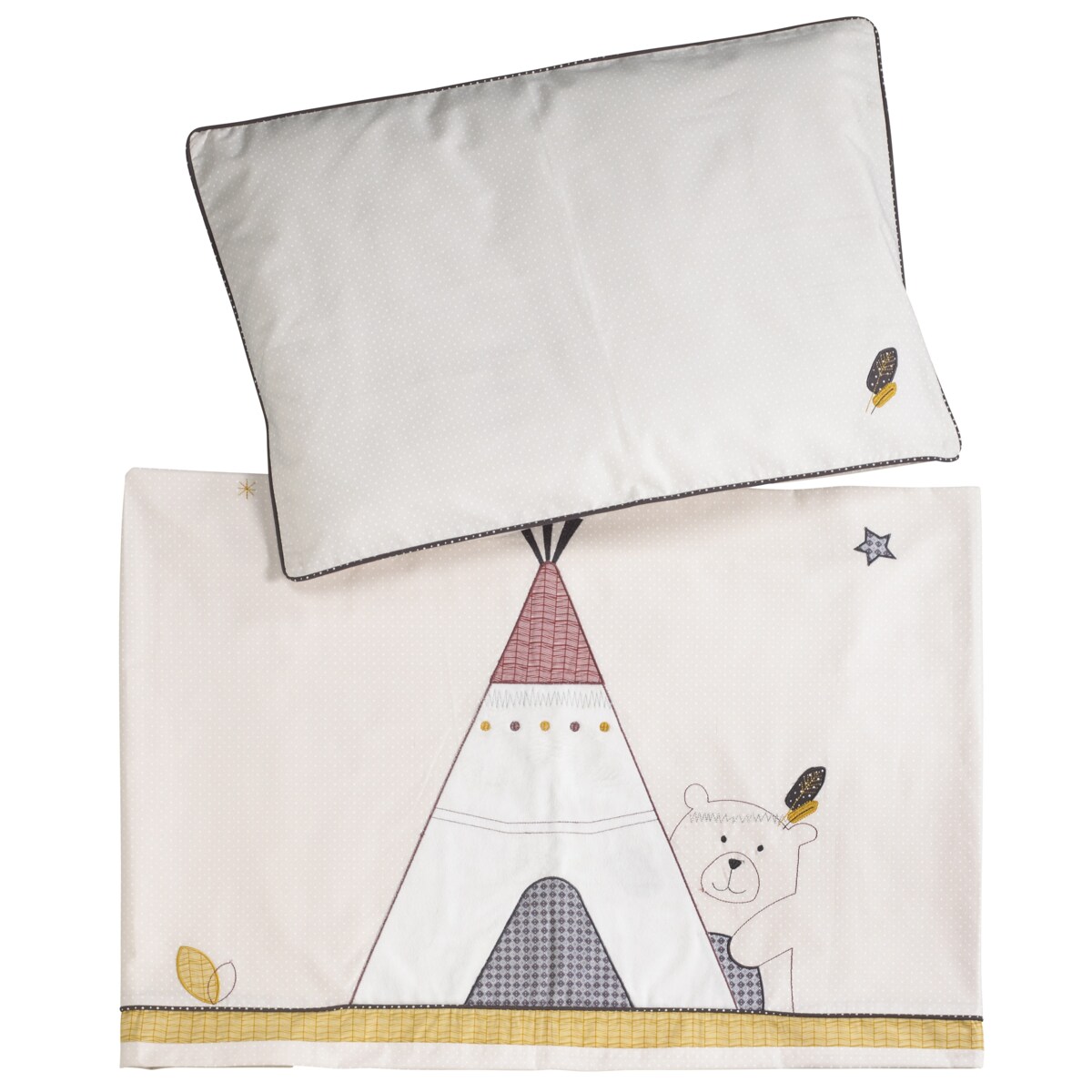 Pościel niemowlęca 100x135 i 60x40 TIMOUKI Sauthon