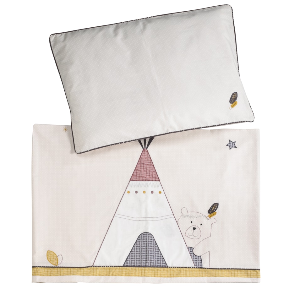 Pościel niemowlęca 100x135 i 60x40 TIMOUKI Sauthon